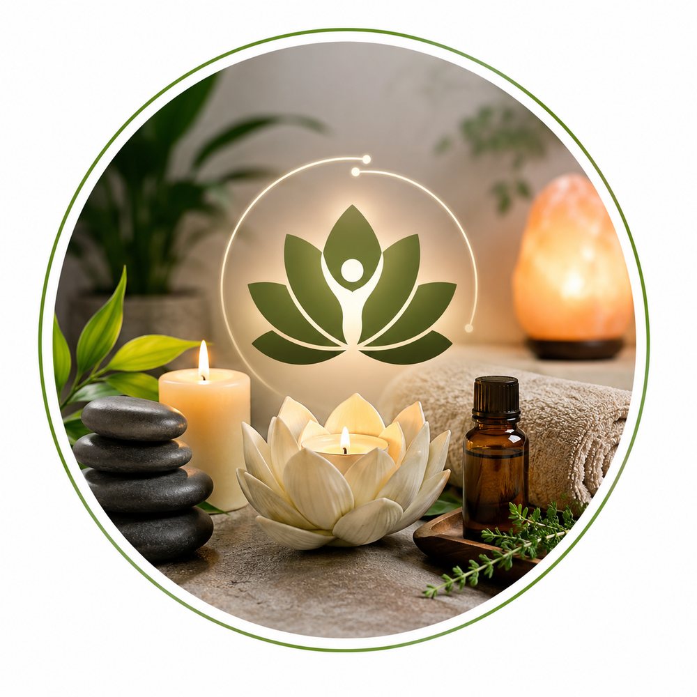 Ambiente de relajación con velas y aromaterapia